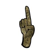 pointing hand cartoon symbol N15