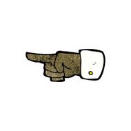pointing hand cartoon symbol N18