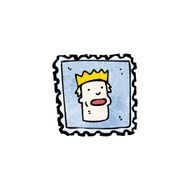 cartoon postage stamp N8
