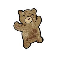 cartoon teddy bear N486