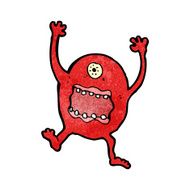 cartoon crazy monster N46