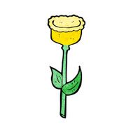 cartoon flower N640