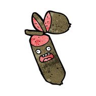 cartoon chopped sausage N4