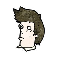cartoon staring man N48