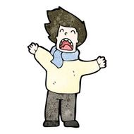 cartoon man calling out N7