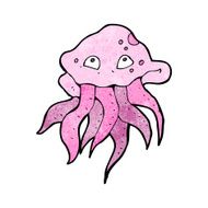 Cartoon Jellyfish N123