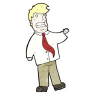cartoon salesman N34