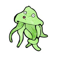 Cartoon Squid N21