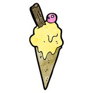 Cartoon Ice Cream Cone N73