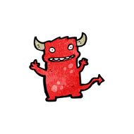 cartoon little devil N157