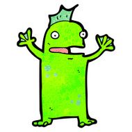 Cartoon Swamp Monster N18