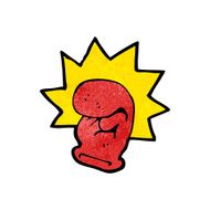 cartoon boxing glove N16