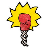 cartoon boxing glove N17