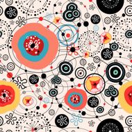 Abstract background doodle pattern N2
