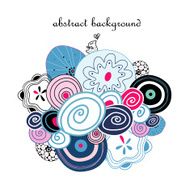 Abstract background doodle pattern N7