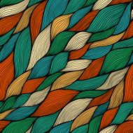 Seamless abstract hand-drawn pattern waves background N19