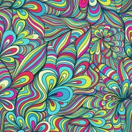 colorful seamless abstract hand-drawn pattern