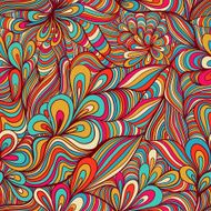 colorful seamless abstract hand-drawn pattern N2