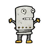 Cartoon Robot N426