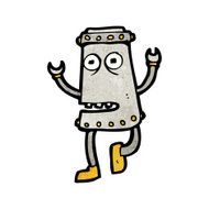 Cartoon Robot N431