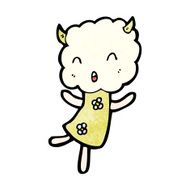 cute cloud head creature cartoon N11