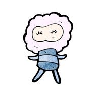 cute cloud head creature cartoon N14