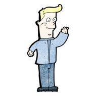 cartoon happy man N743