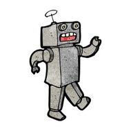 Cartoon Robot N434