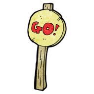 cartoon go sign N4