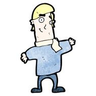 cartoon man with open arms N17