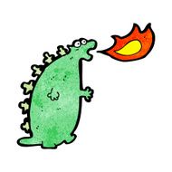 fire breathing monster cartoon N11