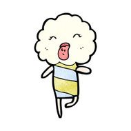 cute cloud head creature sticking out tongue N3