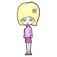 cartoon blond girl N15