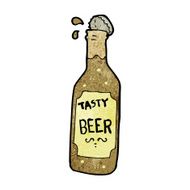 Cartoon Beer Bottle N23