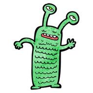 cartoon funny alien N5