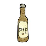 Cartoon Beer Bottle N24
