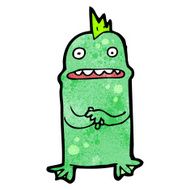 cartoon little monster N102