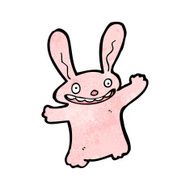 Crazy Cartoon Rabbit N10
