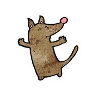 cartoon little dog N143