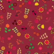 Flowers seamless pattern N3