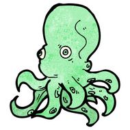 Cartoon Octopus N134