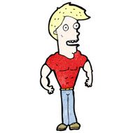 cartoon muscle man N4