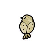 cartoon little bird N35