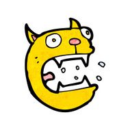 Cartoon Cat Face N12