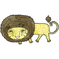 Cartoon Lion N167