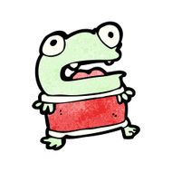 Cartoon Frog N102