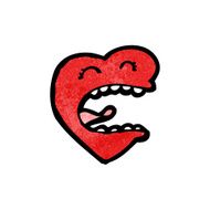 love heart cartoon character N18