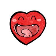 love heart cartoon character N19