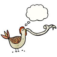 cartoon clucking chicken N5