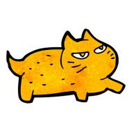 funny cartoon cat N259